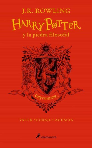 Harry Potter 1 La Piedra Filosofal Gryffindor Rojo