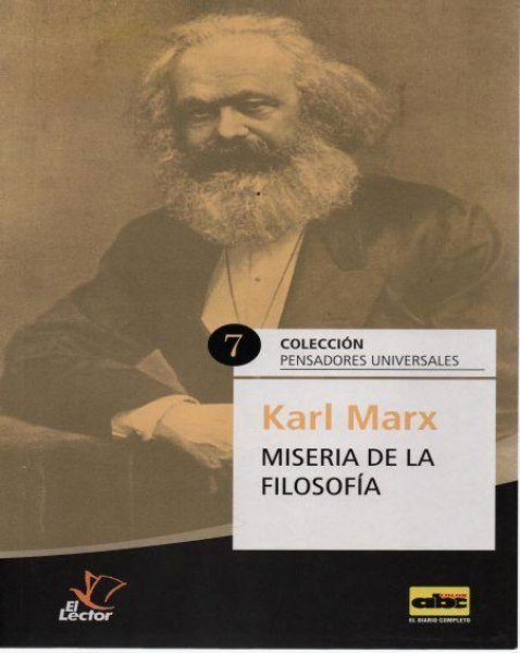 Col. Pensadores Universales 7 Miseria De La Filosofia