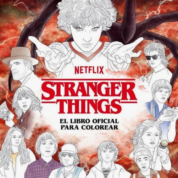 Stranger Things El Libro Oficial Para Colorear