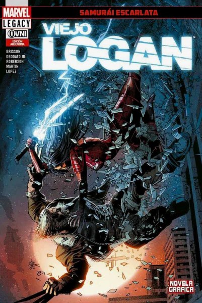 Viejo Logan Samurai Escarlata Novela Grafica