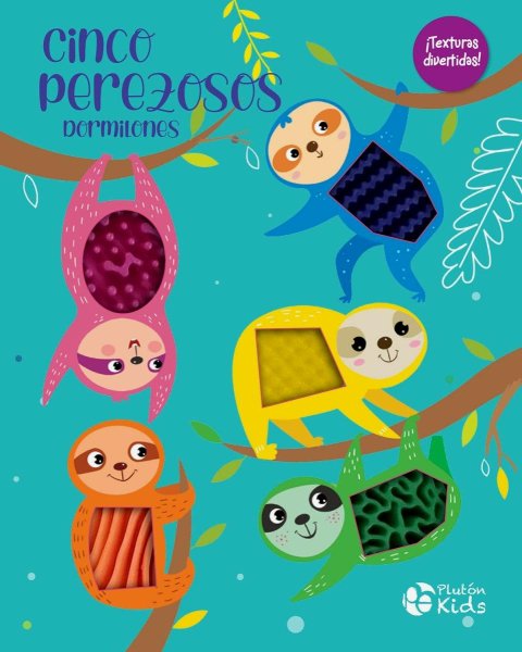Cinco Perezosos Dormilones - Texturas Divertidas