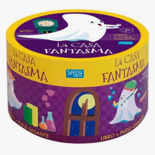 La Casa Fantasma Libro y Puzle Gigante