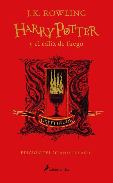 Harry Potter 4 El Caliz De Fuego - Td Rojo Gryffindor