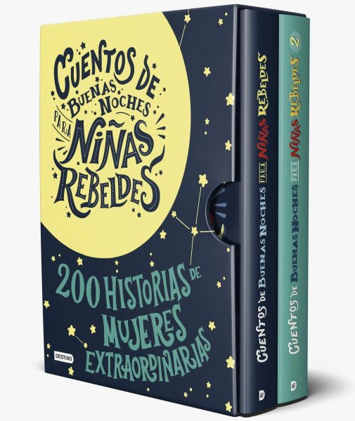 Caja Cuentos De Buenas Noches Para Niñas Rebeldes 1 y 2